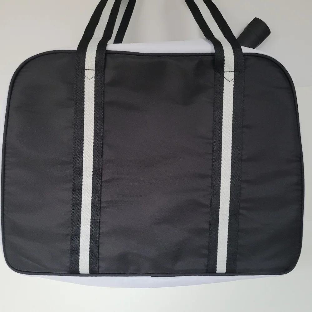 Classic Black and White Duffel Bag
